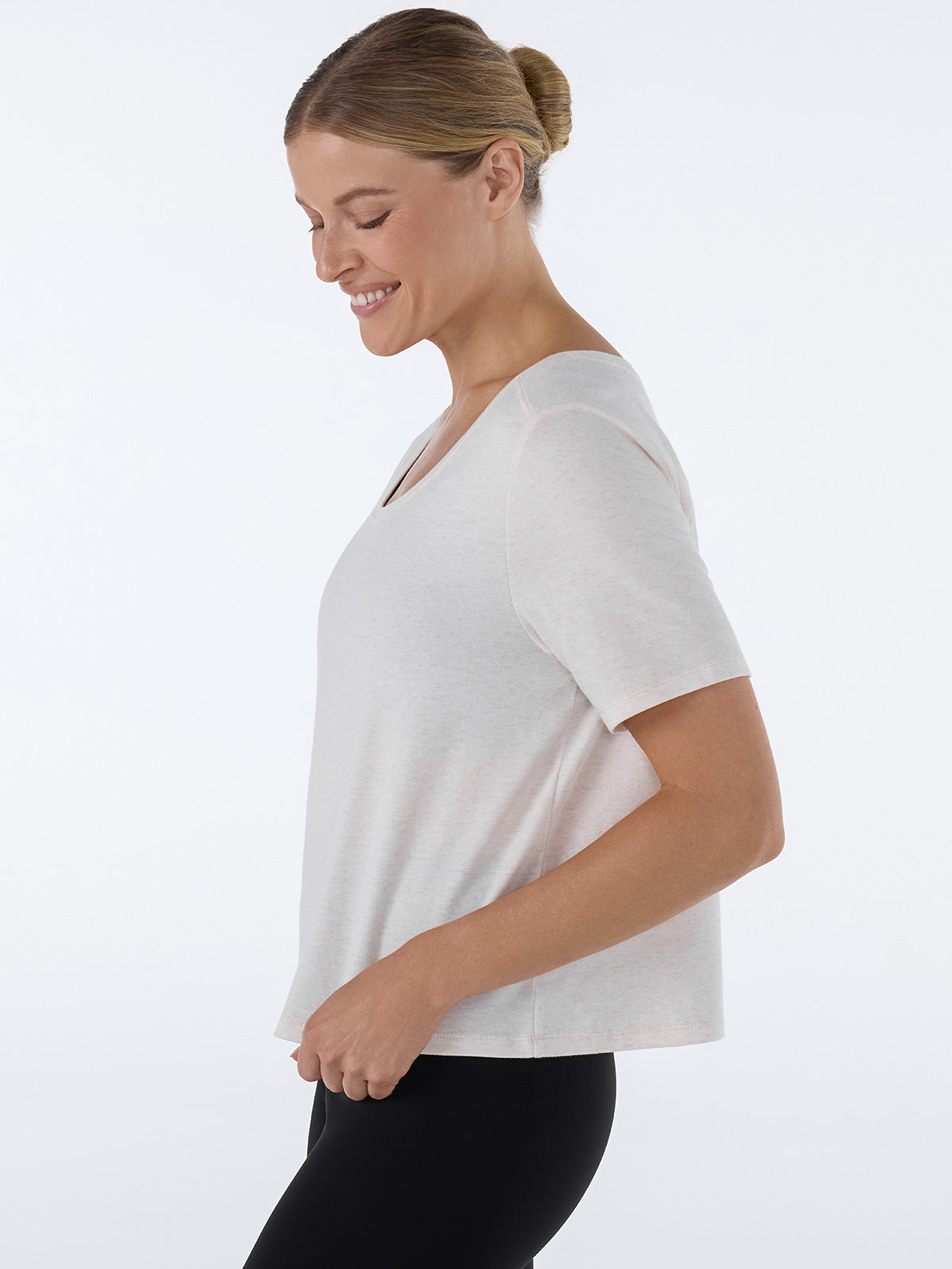 [TAVI] Crop T-shirt CROP TEE / Yoga tops Pilates cropped length breathable TOESOX