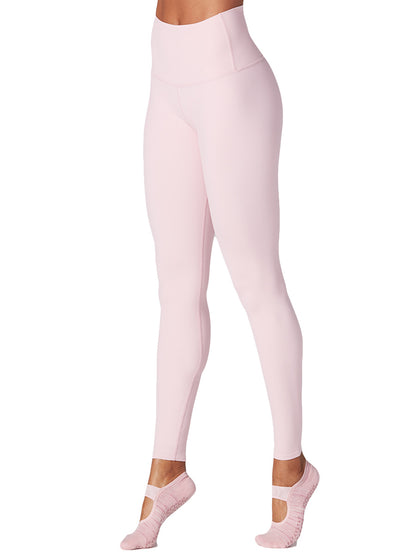 80%OFF[SALE][TAVI] ハイウエスト レギンス HIGH WAISTED LEGGINGS／ ヨガ ボトムス ピラティス ヨガパンツ 美脚 美尻 体型カバー TOESOX[DRT] SOFF