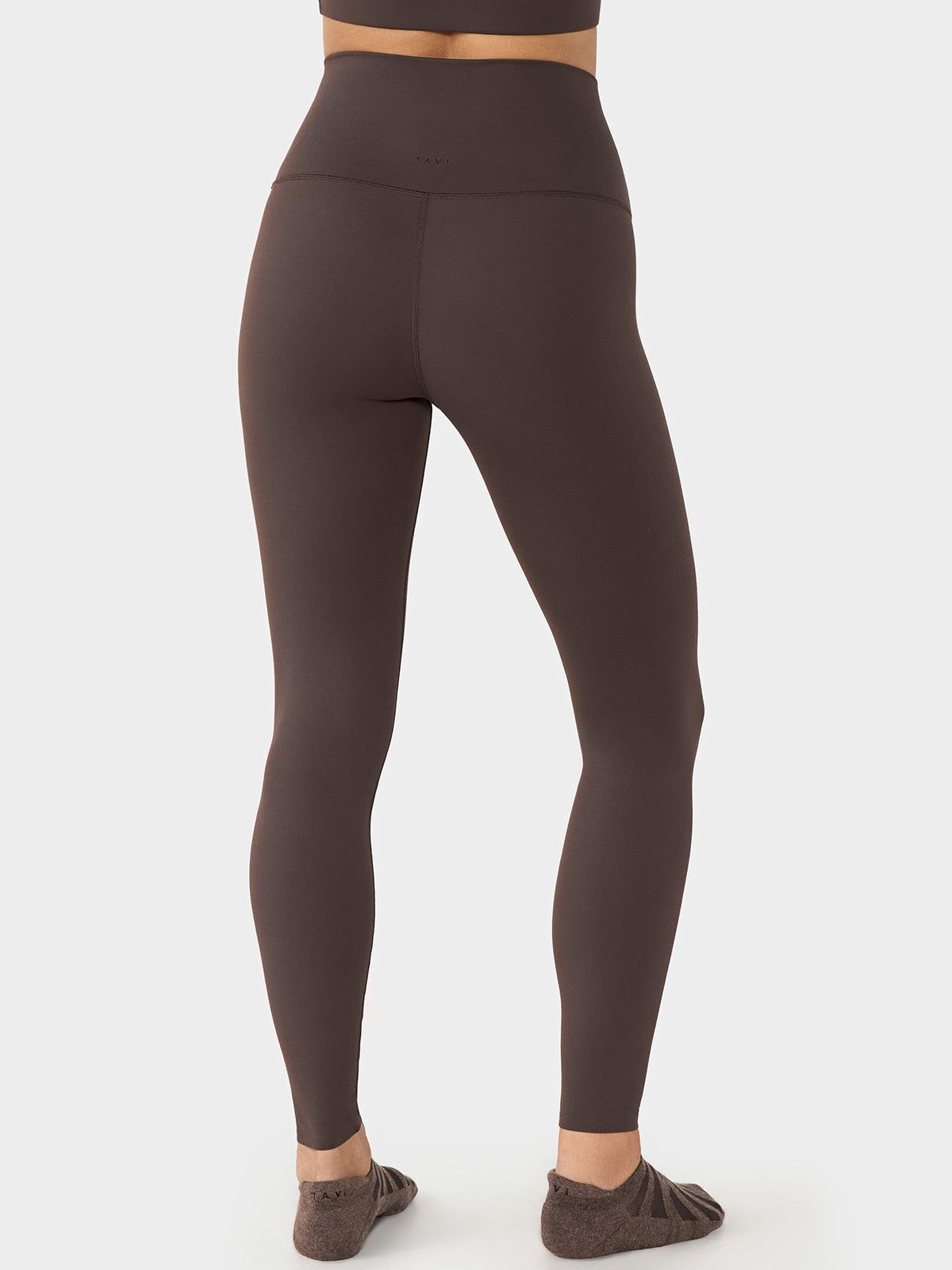 [春クーポン][TAVI] ハイウエスト レギンス HIGH WAISTED LEGGINGS／ ヨガ ボトムス ピラティス ヨガパンツ 美脚 美尻 体型カバー TOESOX24FW_D3