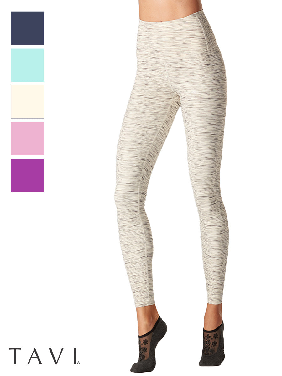 80%OFF[SALE][TAVI] ハイウエスト レギンス HIGH WAISTED LEGGINGS／ ヨガ ボトムス ピラティス ヨガパンツ 美脚 美尻 体型カバー TOESOX[DRT] SOFF