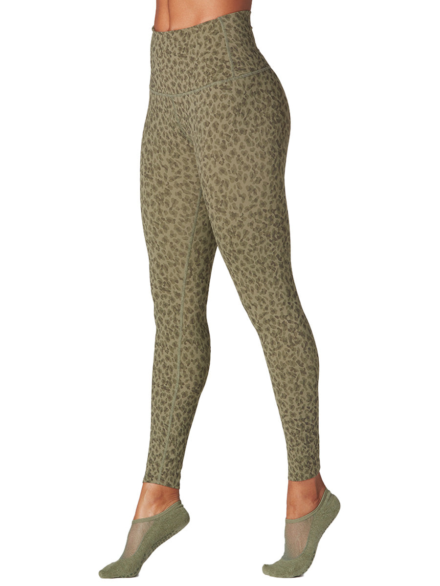 80%OFF[SALE][TAVI] ハイウエスト 7分丈 レギンス HIGH WAISTED LEGGINGS／ヨガ ボトムス ピラティス ヨガパンツ 美脚 美尻 体型カバー TOESOX[DRT] SOFF