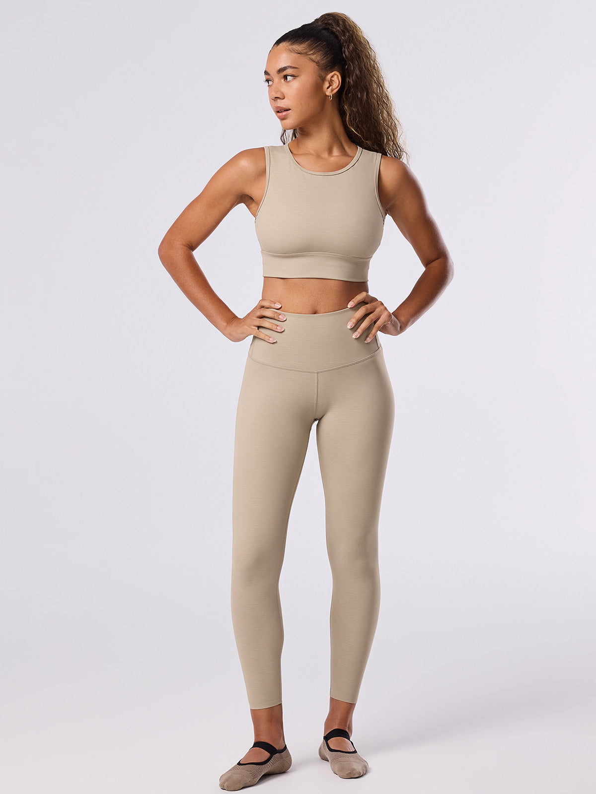 TAVI] ハイウエスト 7分丈 レギンス HIGH WAISTED LEGGINGS