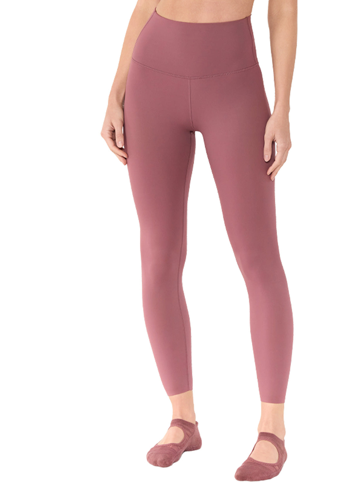 20%OFF[SALE][TAVI] ハイウエスト 7分丈 レギンス HIGH WAISTED LEGGINGS／ヨガ ボトムス ピラティス ヨガパンツ 美脚 美尻 体型カバー 26SS_D1