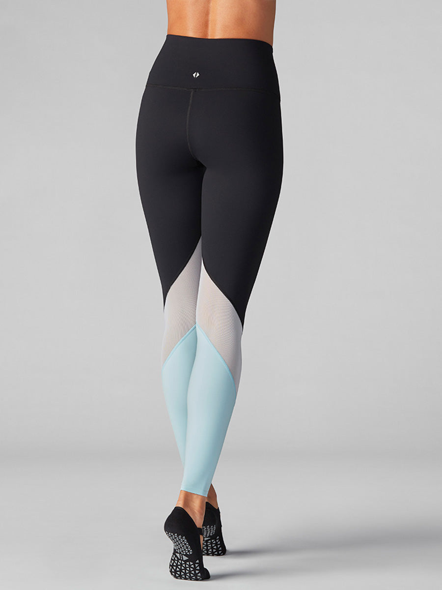 60%OFF[SALE][TAVI by TOESOX] ハイウエスト カラーブロック レギンス High Waisted Color block Tight ／ヨガ ボトムス ピラティス ヨガパンツ 吸汗 速乾[DRT] SOFF