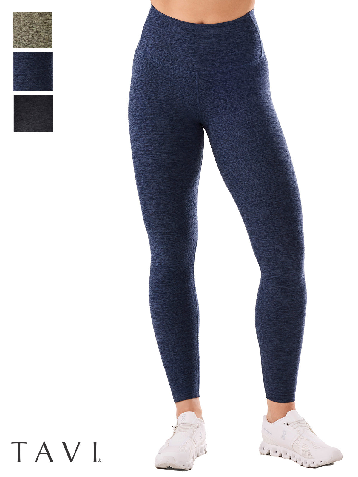 [TAVI] TaviCloud ハイウエスト 7/8タイトレギンス タビ レディース  ボトムス ヨガウェア 7分丈 ハイウエスト 26SS TOESOX