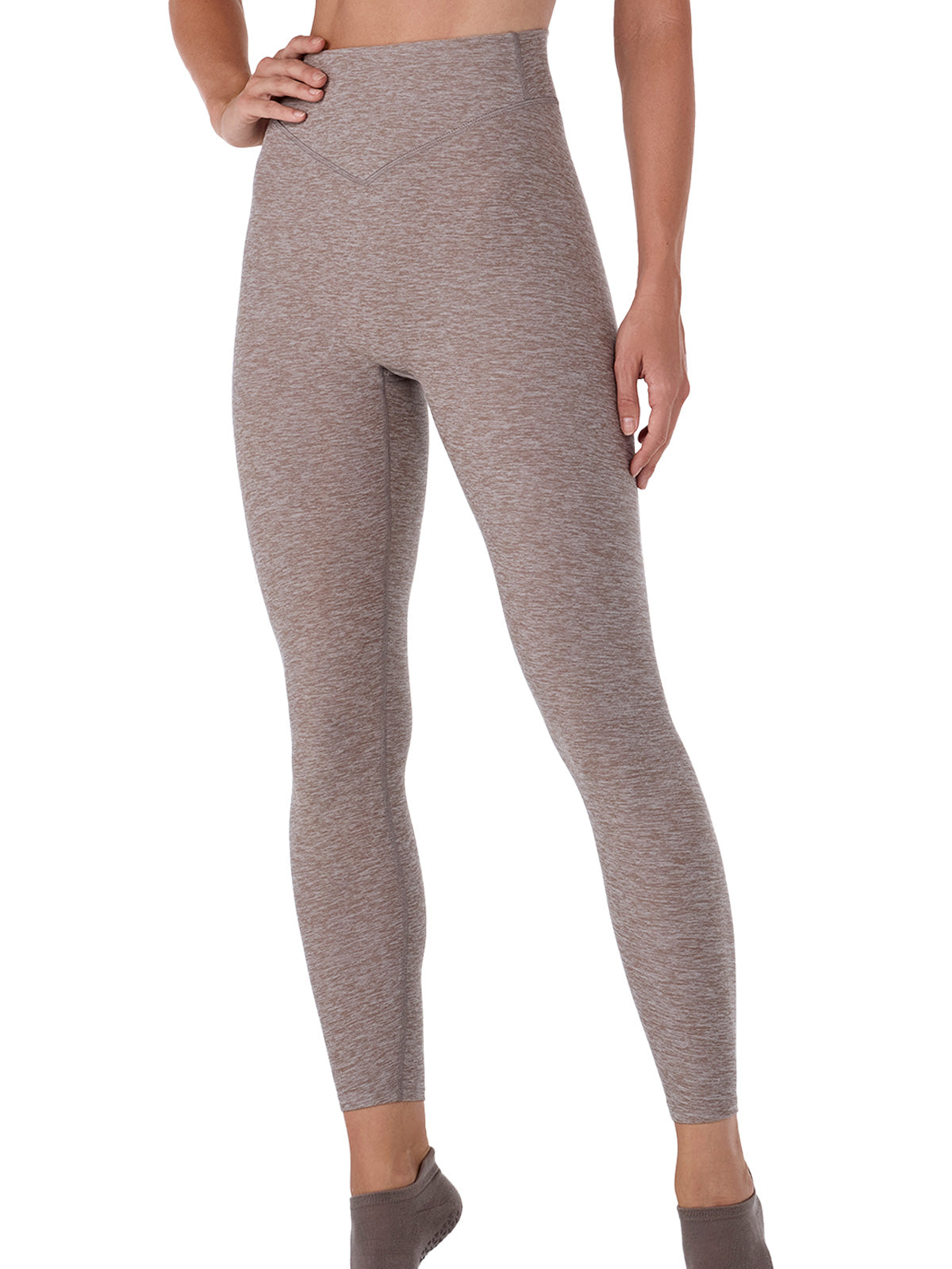 [TAVI] TaviCloud ハイウェスト 7/8 スムースライズレギンス TC HW 7/8 S Rise Legging タビ レディース  ボトムス ヨガウェア 7分丈 ハイウエスト TOESOX 26SS D1