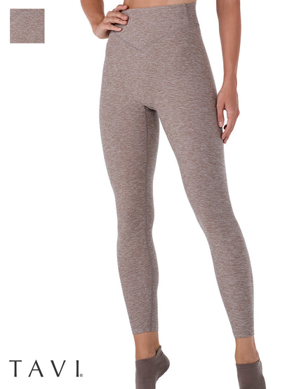 [TAVI] TaviCloud ハイウェスト 7/8 スムースライズレギンス TC HW 7/8 S Rise Legging タビ レディース  ボトムス ヨガウェア 7分丈 ハイウエスト TOESOX 26SS D1