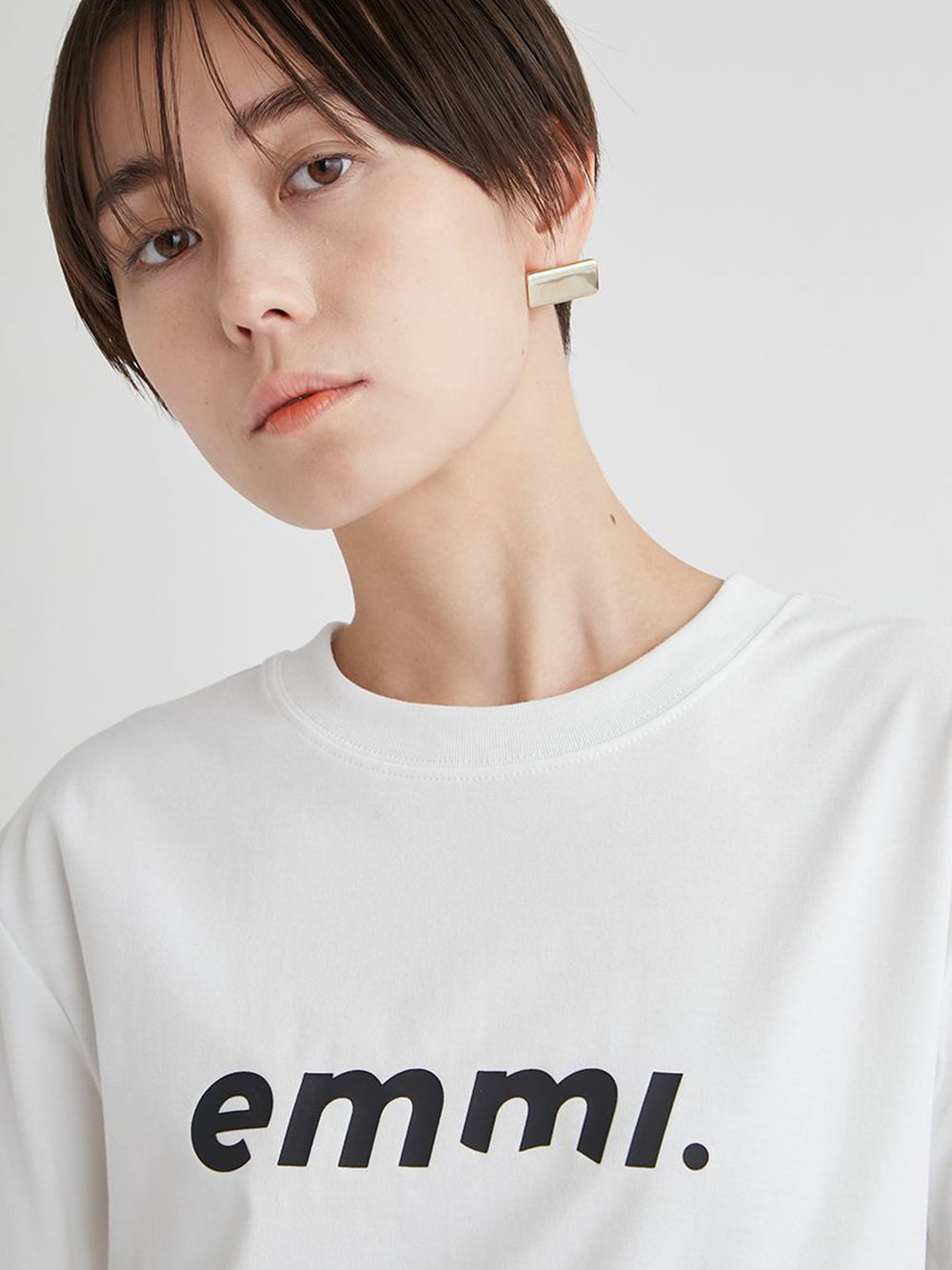 [emmi] ECOemmiロゴT-shirts エミ レディース スポーツウェア Tシャツ 半袖 サスティナブル / 24SS 13WCT244012