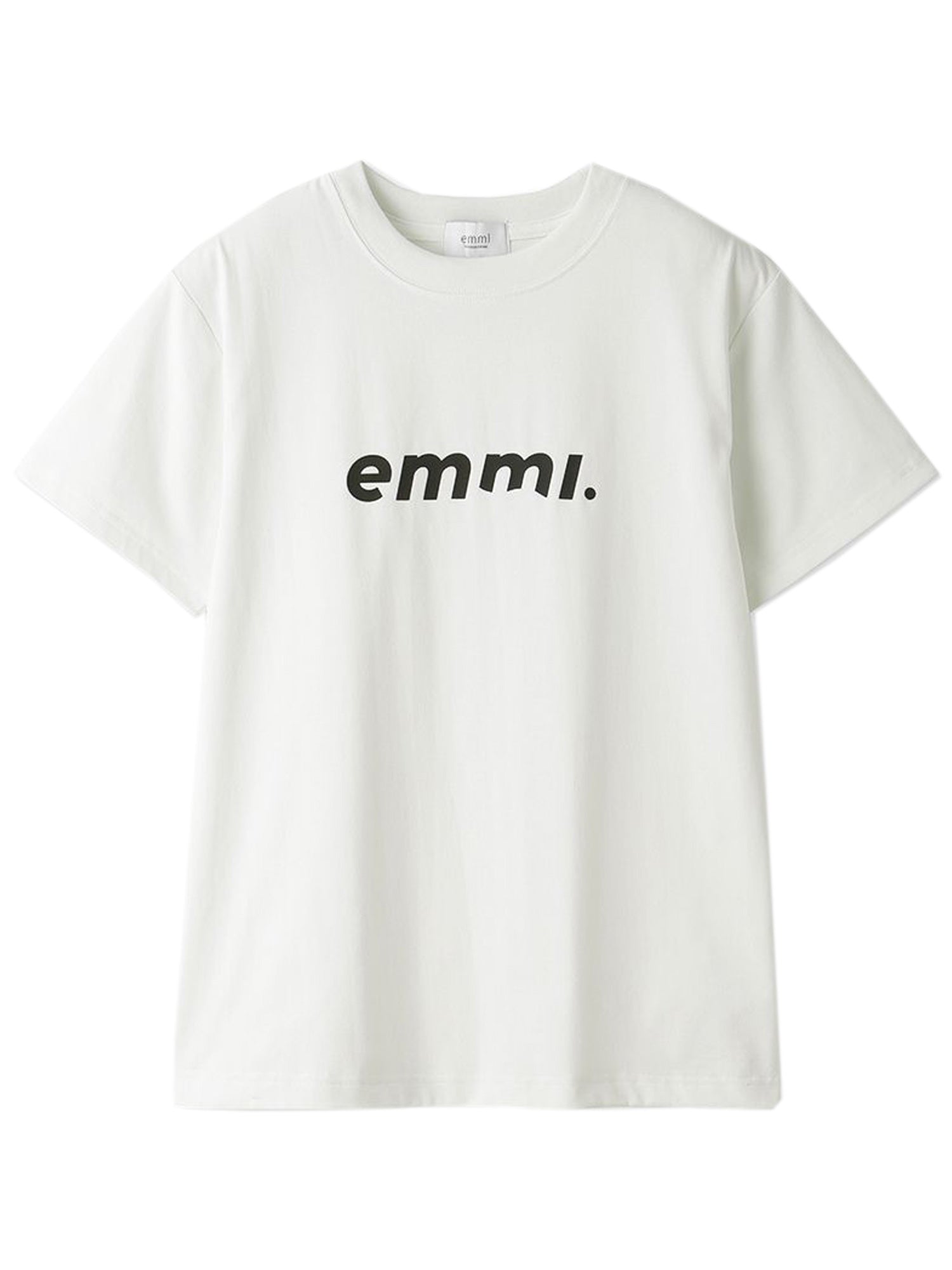 [emmi] ECOemmiロゴT-shirts エミ レディース スポーツウェア Tシャツ 半袖 サスティナブル / 24SS 13WCT244012-Puravida! プラヴィダ　ヨガ ピラティス フィットネスショップ