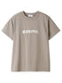 [emmi] ECOemmiロゴT-shirts エミ レディース スポーツウェア Tシャツ 半袖 サスティナブル / 24SS 13WCT244012-Puravida! プラヴィダ　ヨガ ピラティス フィットネスショップ