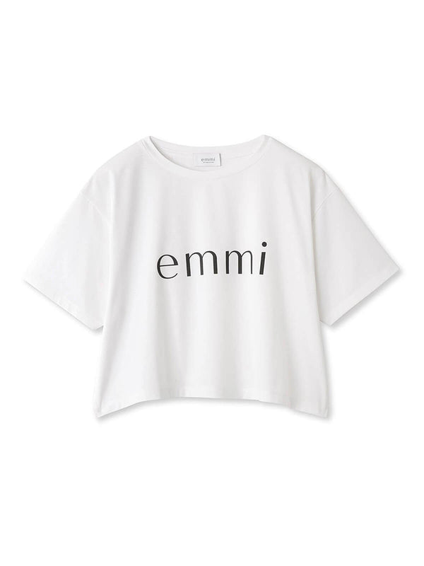 emmi] ロゴクロップドＴシャツ エミ レディース トップス 半袖