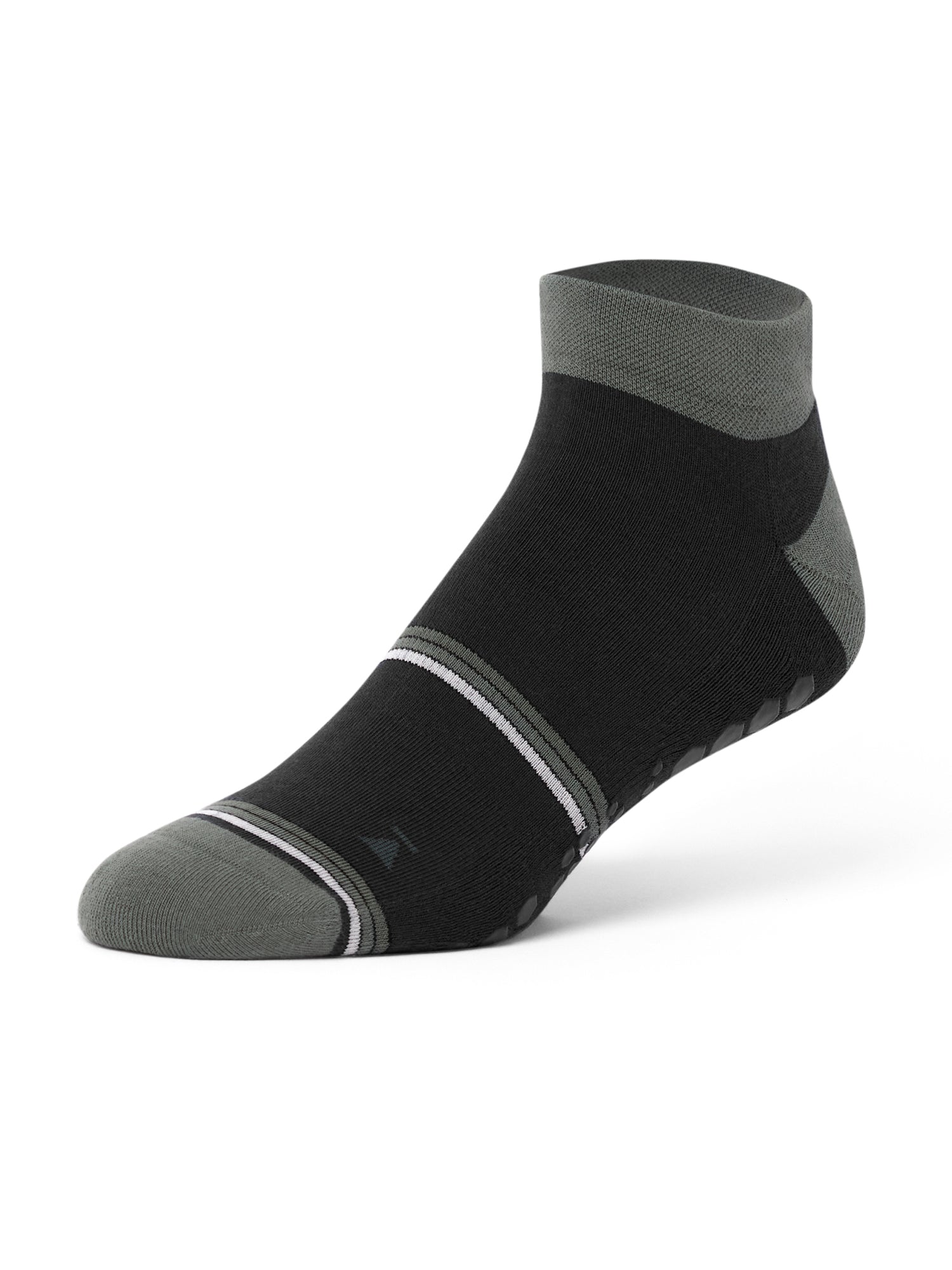 [BASE33] メンズ グリップ ソックス LOW RISE ローライズ／ トレーニング ジム フィットネス 滑り止め付 靴下 Toesox 26SS_D1