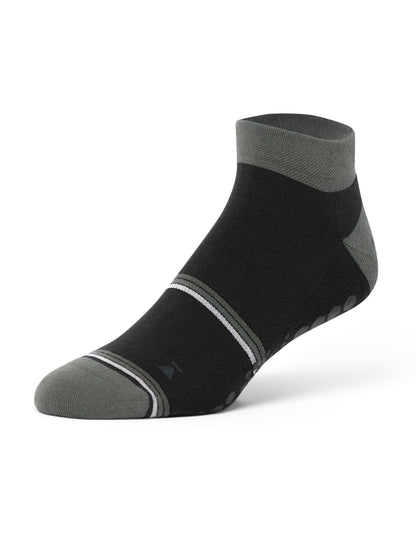 [BASE33] メンズ グリップ ソックス LOW RISE ローライズ／ トレーニング ジム フィットネス 滑り止め付 靴下 Toesox 26SS_D1