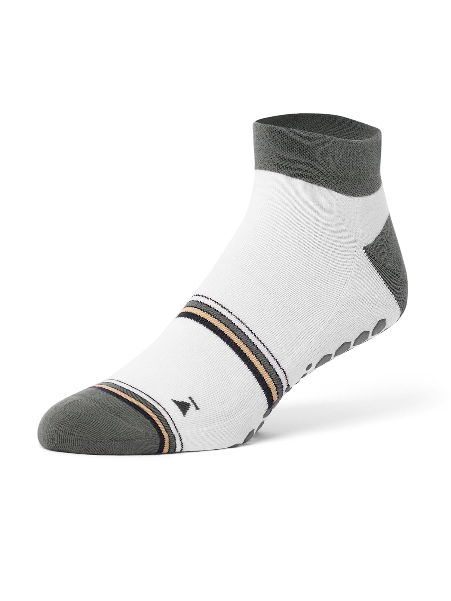 [BASE33] メンズ グリップ ソックス LOW RISE ローライズ／ トレーニング ジム フィットネス 滑り止め付 靴下 Toesox 26SS_D1