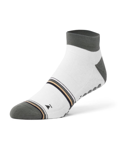 [BASE33] メンズ グリップ ソックス LOW RISE ローライズ／ トレーニング ジム フィットネス 滑り止め付 靴下 Toesox 26SS_D1