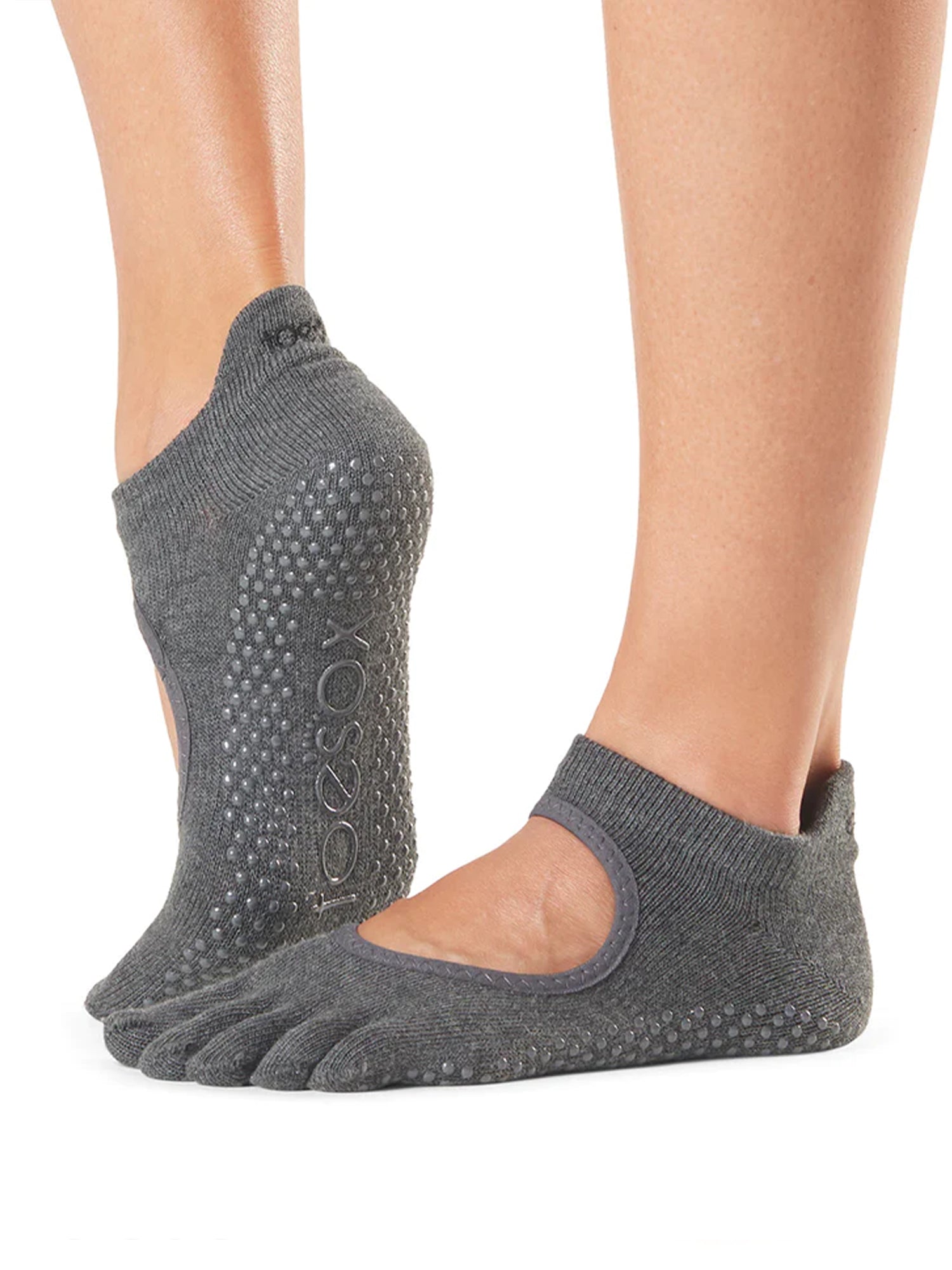 [ToeSox] Bellarina ベラリナ（Full-Toe／つま先あり） グリップ ソックス ／ ヨガ ピラティス 滑り止め付 靴下