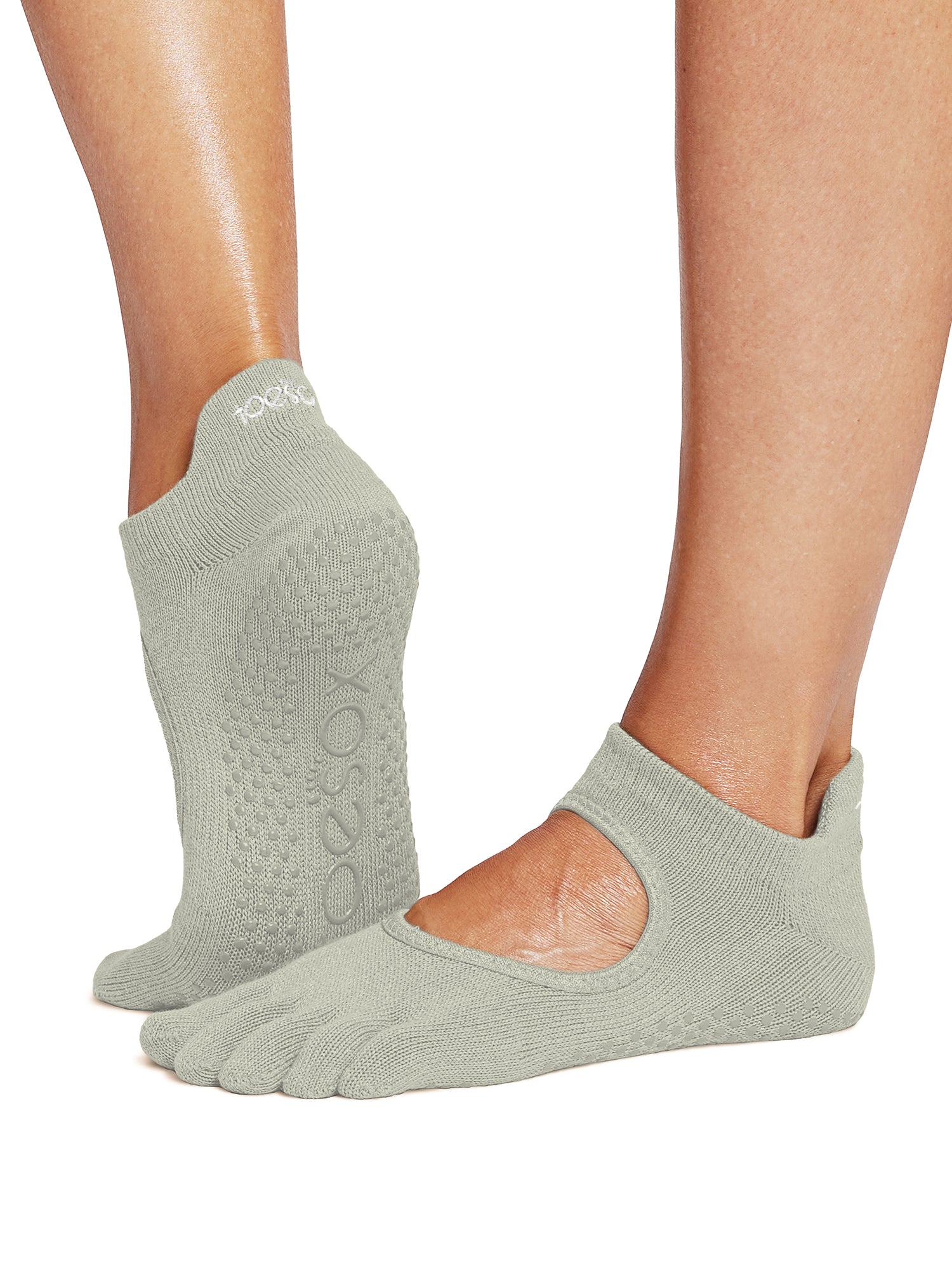 [ToeSox] Bellarina ベラリナ（Full-Toe／つま先あり） グリップ ソックス ／ ヨガ ピラティス 滑り止め付 靴下 25FW_D3