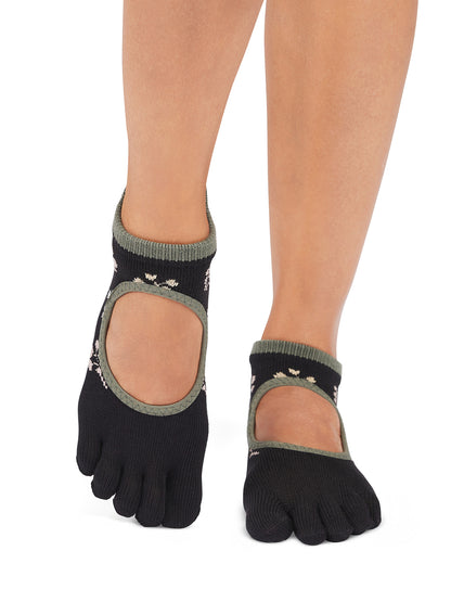 [ToeSox] Bellarina ベラリナ（Full-Toe／つま先あり） グリップ ソックス ／ ヨガ ピラティス 滑り止め付 靴下 25FW_D3