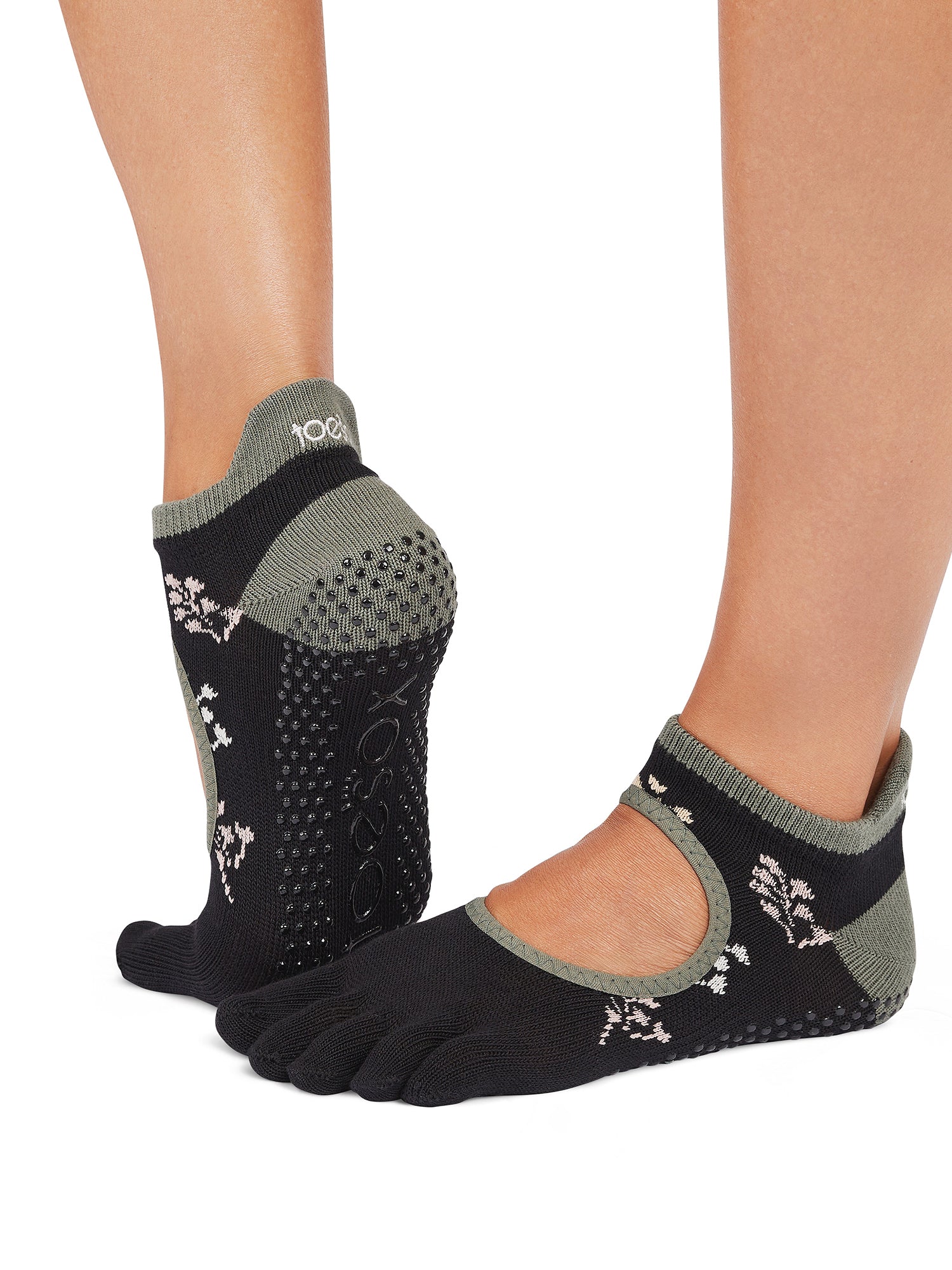 [ToeSox] Bellarina ベラリナ（Full-Toe／つま先あり） グリップ ソックス ／ ヨガ ピラティス 滑り止め付 靴下 25FW_D3