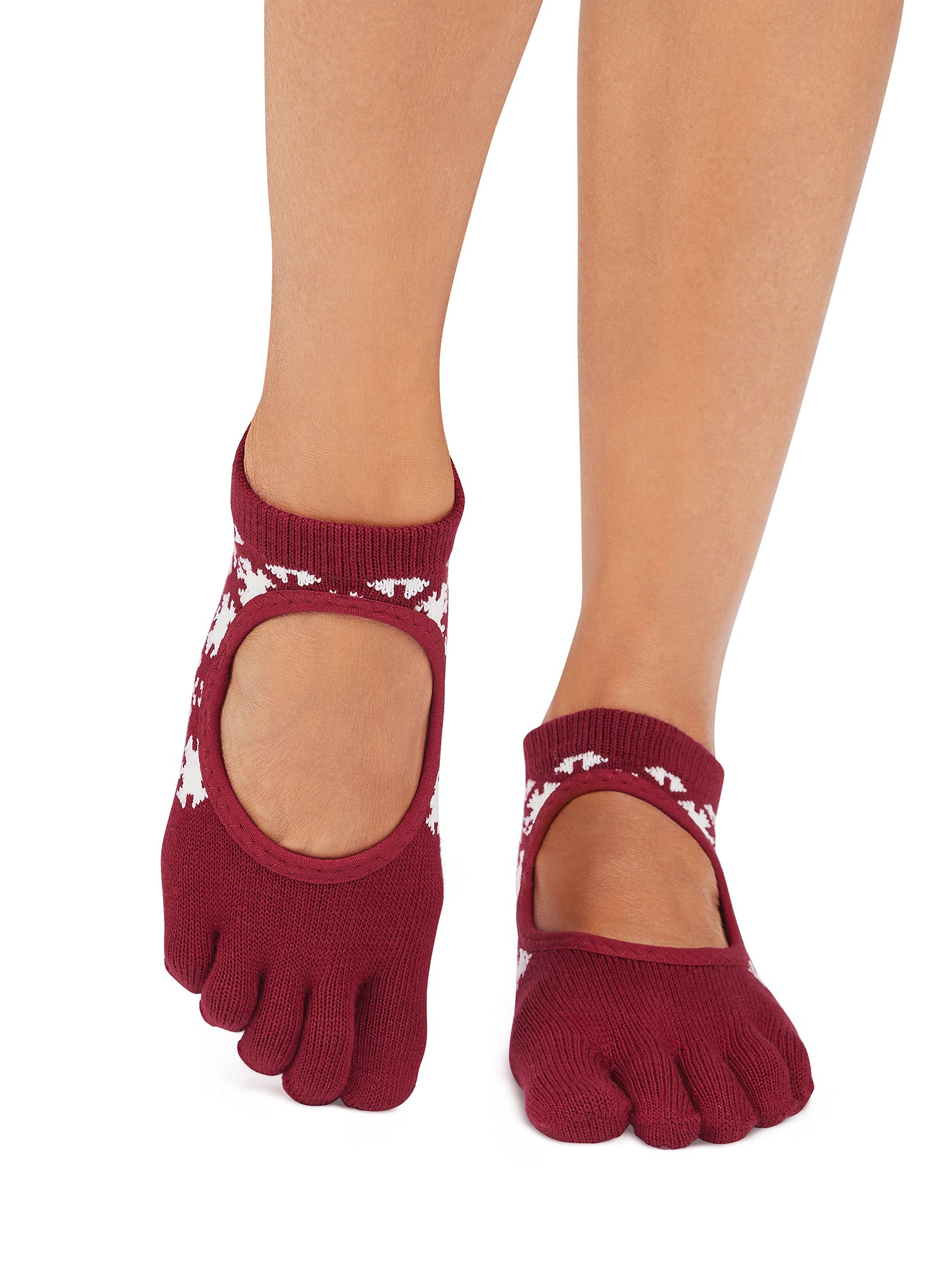 [ToeSox] Bellarina ベラリナ（Full-Toe／つま先あり） グリップ ソックス ／ ヨガ ピラティス 滑り止め付 靴下 25FW_D3