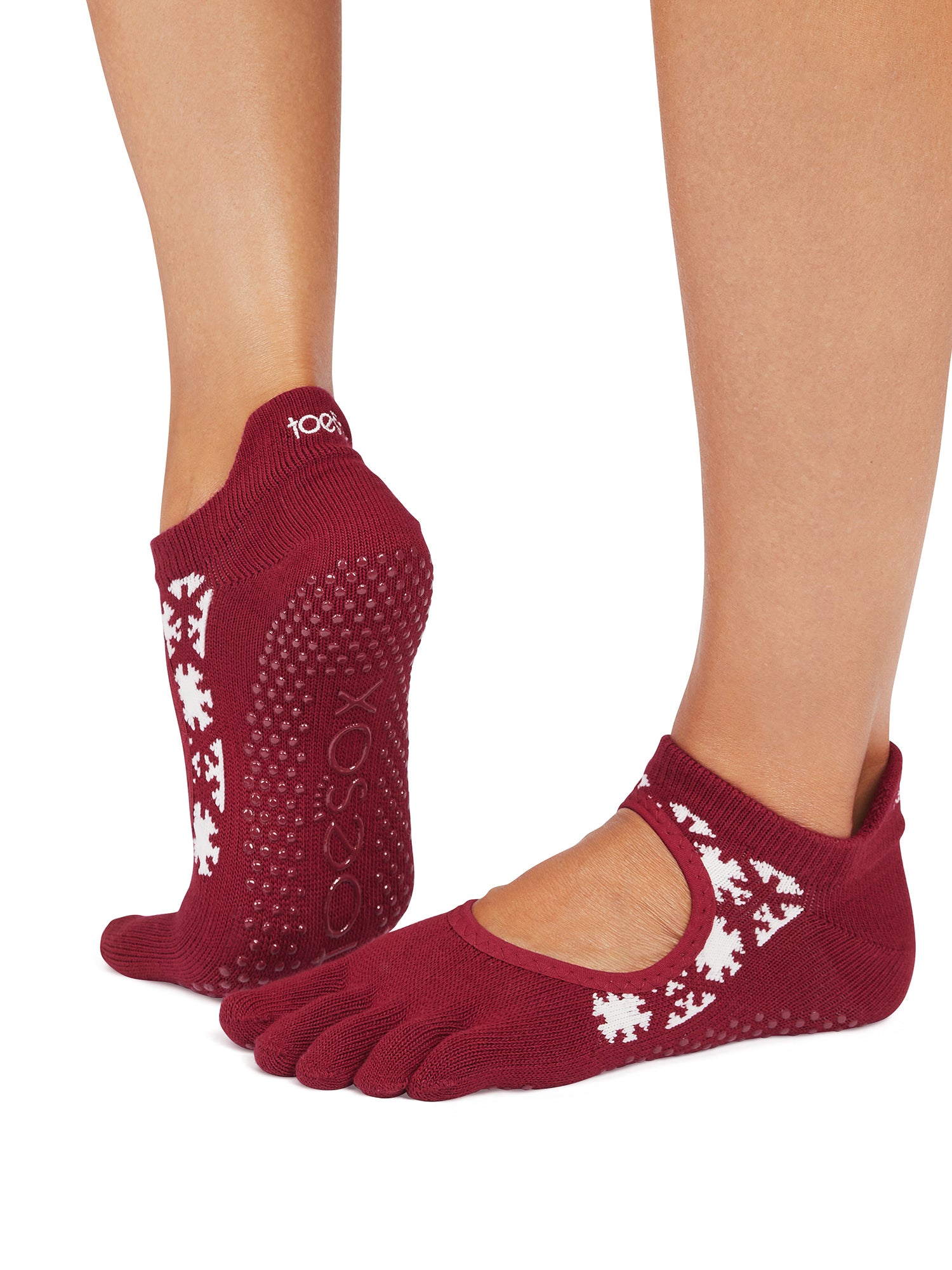 [ToeSox] Bellarina ベラリナ（Full-Toe／つま先あり） グリップ ソックス ／ ヨガ ピラティス 滑り止め付 靴下 25FW_D3