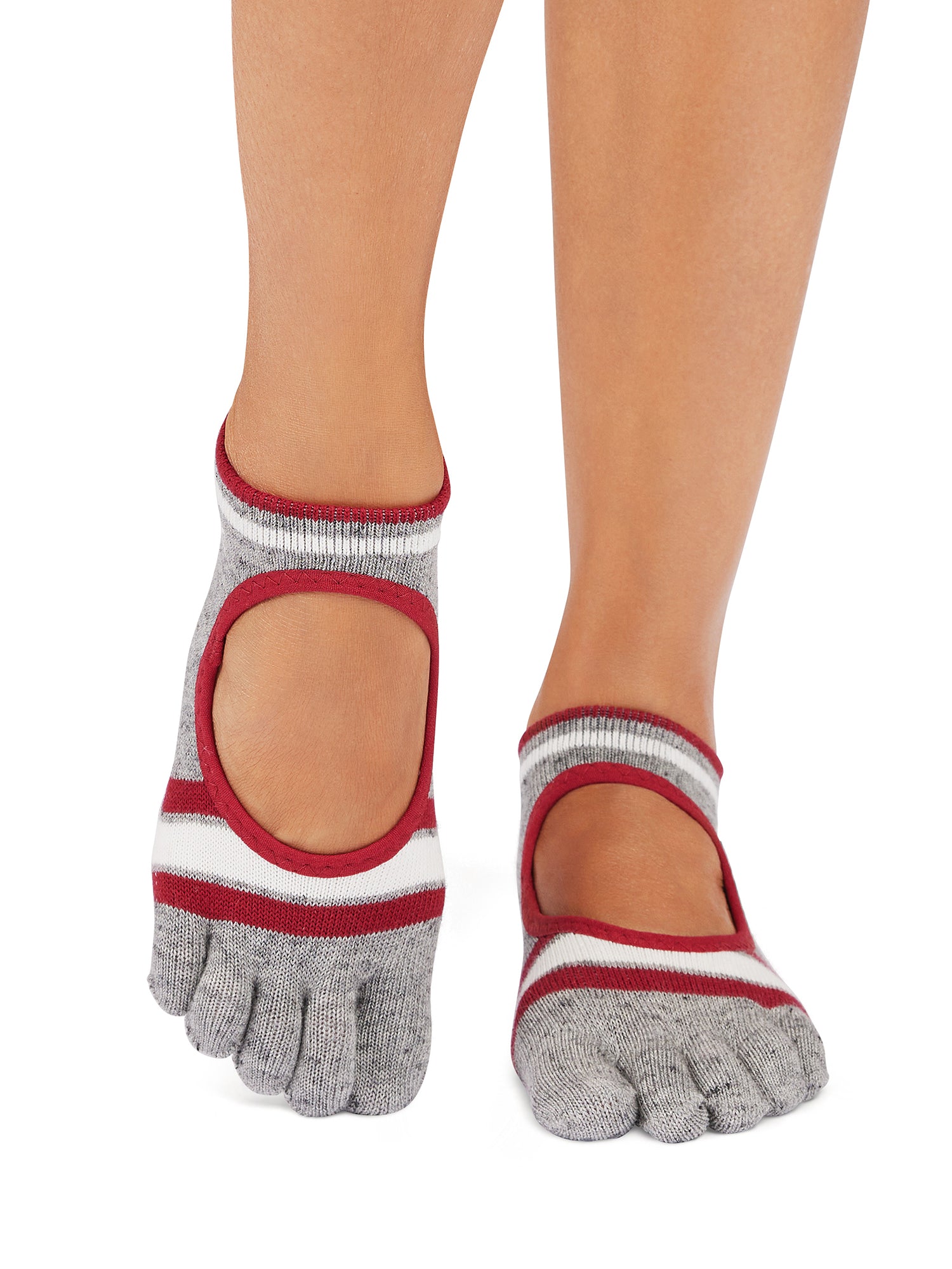 [ToeSox] Bellarina ベラリナ（Full-Toe／つま先あり） グリップ ソックス ／ ヨガ ピラティス 滑り止め付 靴下 25FW_D3