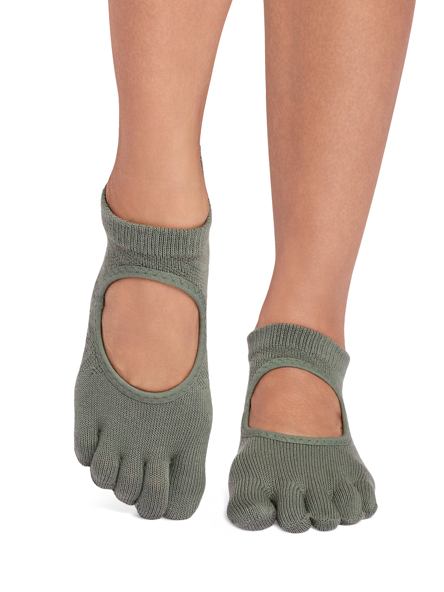 ToeSox ヨガ ピラティス 滑り止め付 靴下 5本指 Bellarina ベラリナ