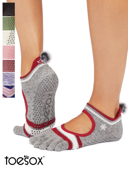 [ToeSox] Bellarina ベラリナ（Full-Toe／つま先あり） グリップ ソックス ／ ヨガ ピラティス 滑り止め付 靴下 25FW_D3