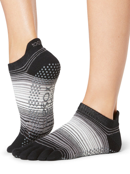 [ToeSox] Low Rise ローライズ（Full-Toe／つま先あり） グリップ ソックス ／ ヨガ ピラティス 滑り止め付 靴下 26FW_D1