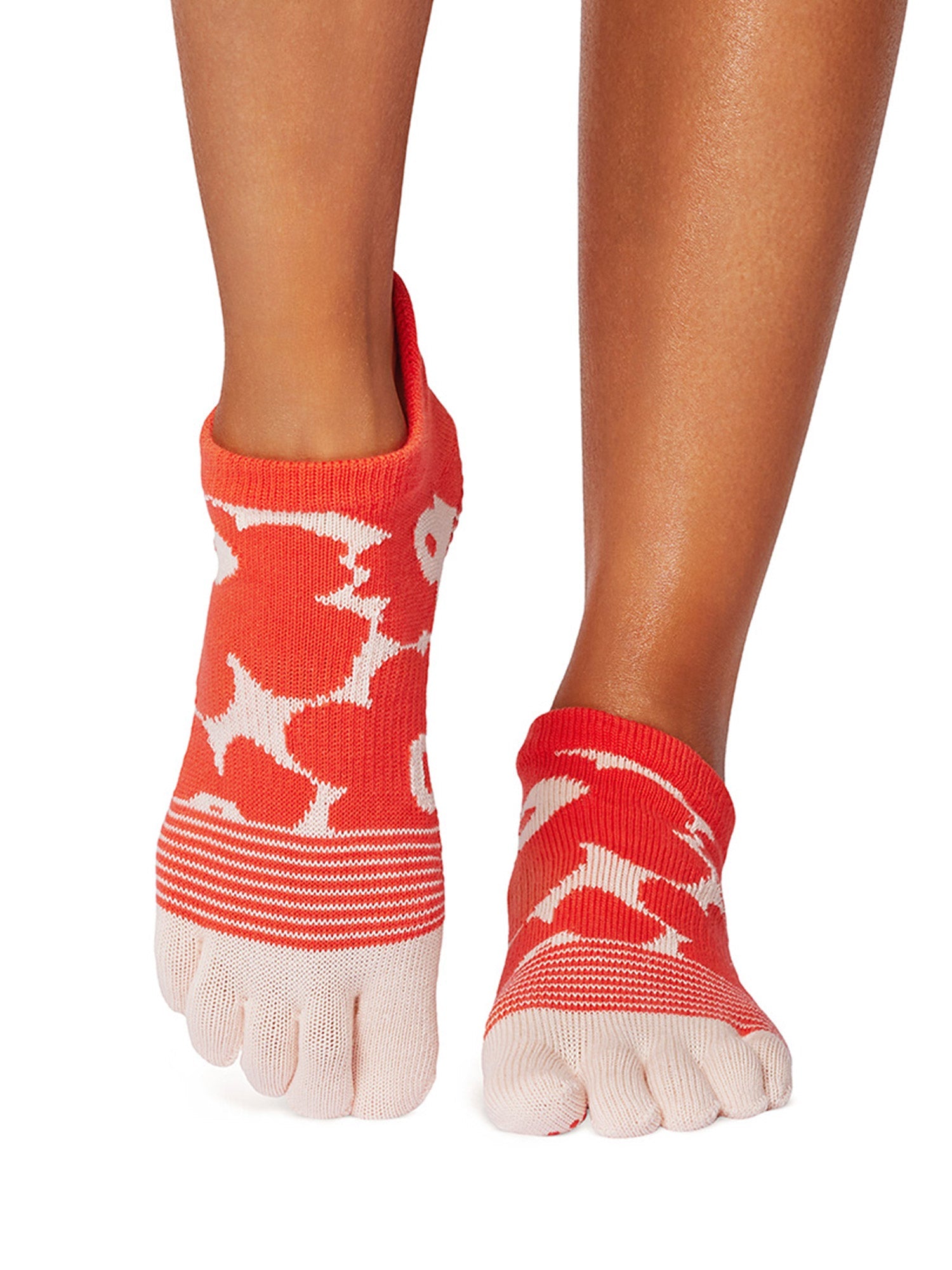 [ToeSox] Low Rise ローライズ（Full-Toe／つま先あり） グリップ ソックス ／ ヨガ ピラティス 滑り止め付 靴下 26SS_D3