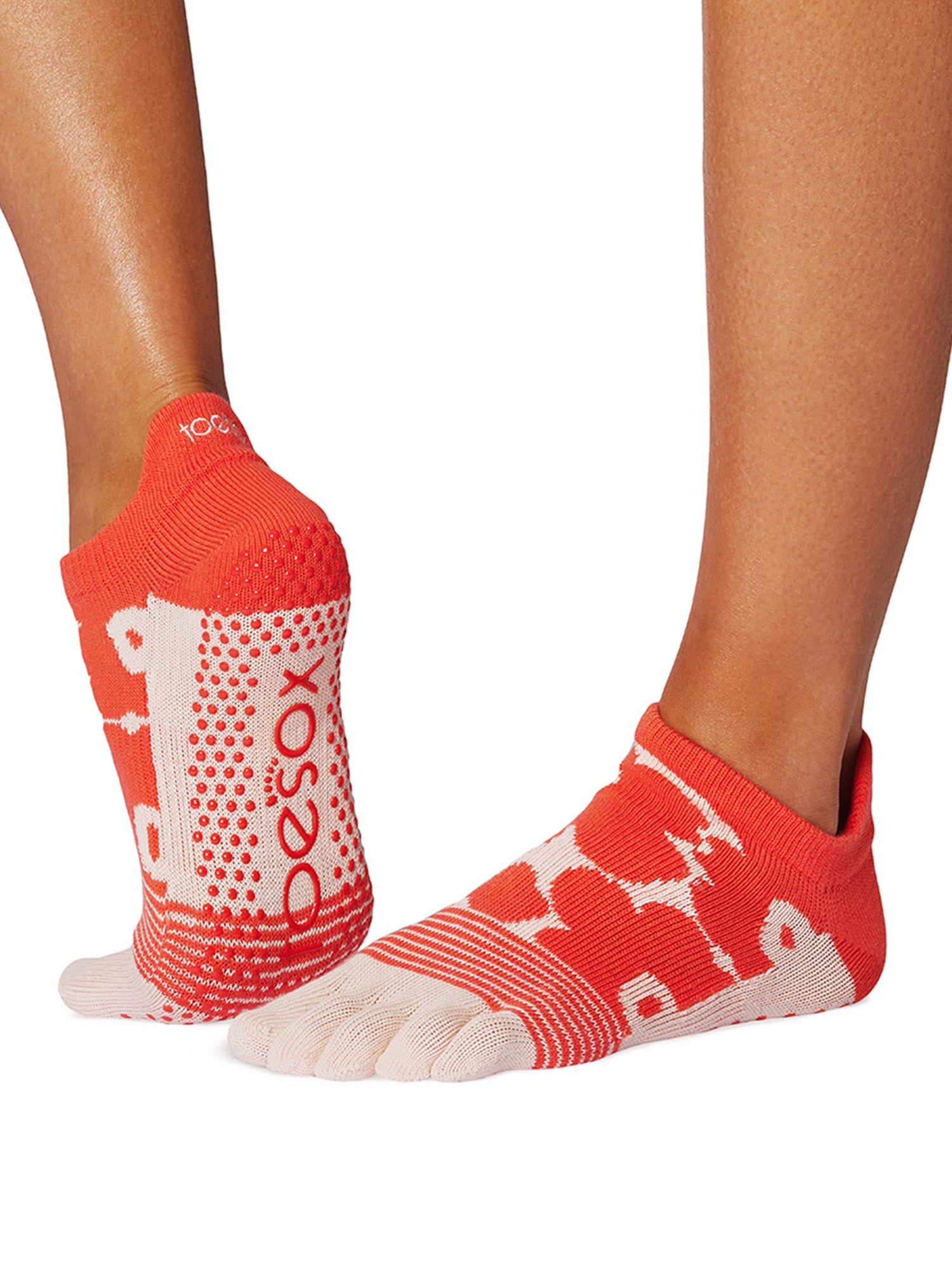 [ToeSox] Low Rise ローライズ（Full-Toe／つま先あり） グリップ ソックス ／ ヨガ ピラティス 滑り止め付 靴下 26SS_D3