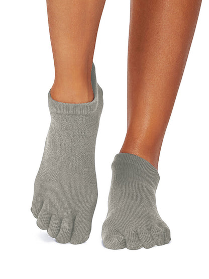 [ToeSox] Low Rise ローライズ（Full-Toe／つま先あり） グリップ ソックス ／ ヨガ ピラティス 滑り止め付 靴下 25FW_D2