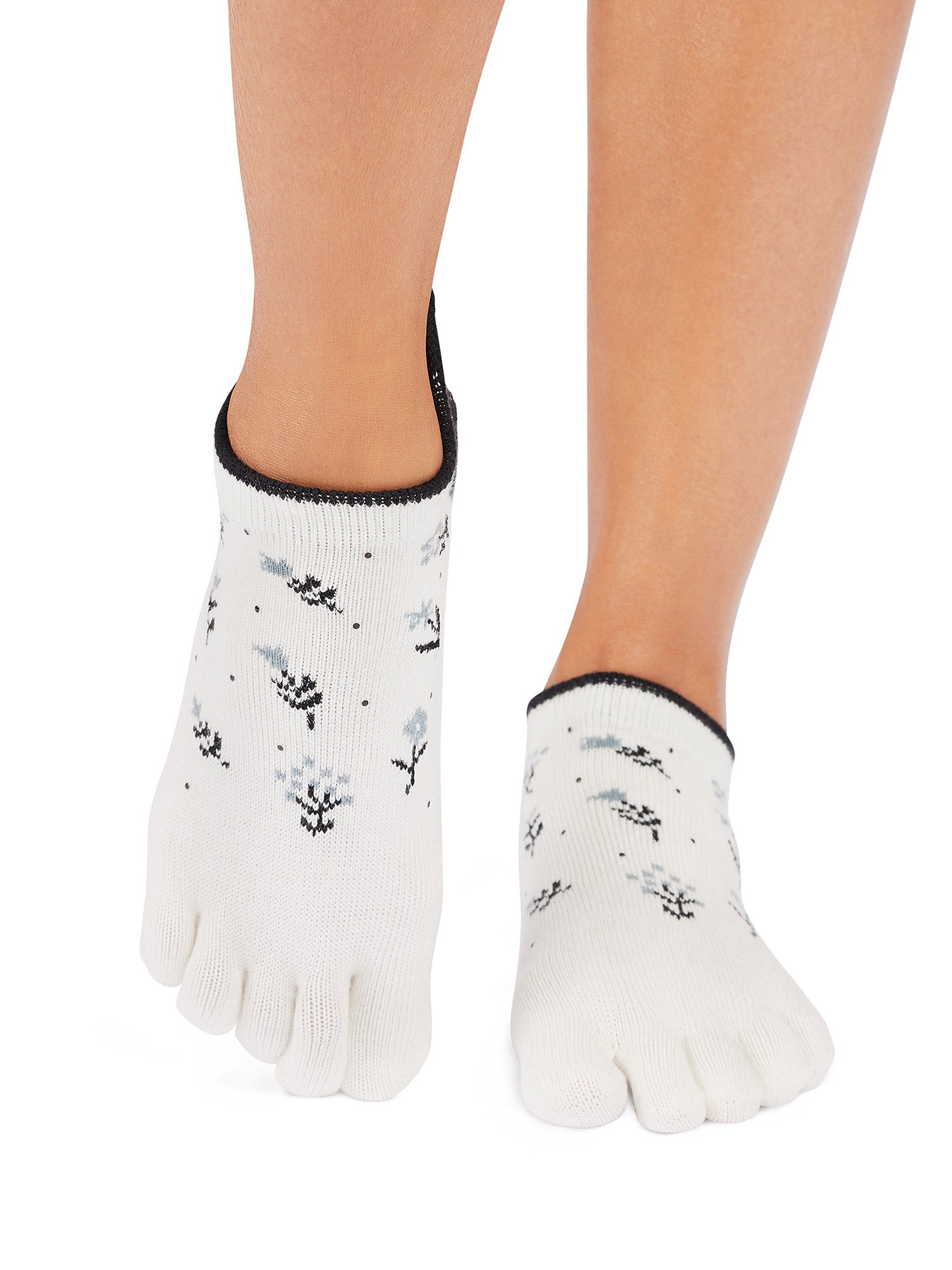 ToeSox] グリップ ソックス 5本指 ローライズ（Full-Toe／つま先あり