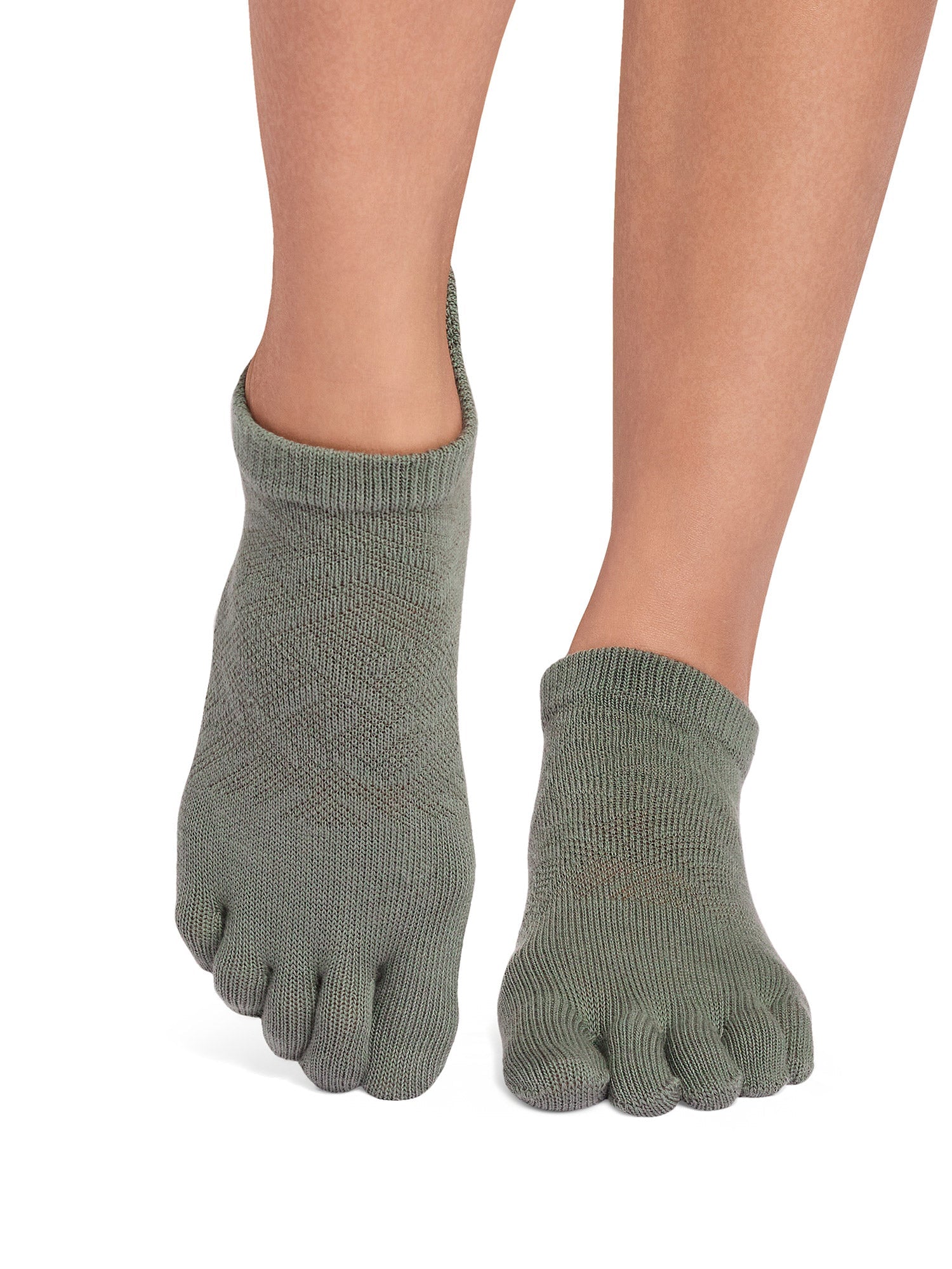 [ToeSox] Low Rise ローライズ（Full-Toe／つま先あり） グリップ ソックス ／ ヨガ ピラティス 滑り止め付 靴下 26FW_D1