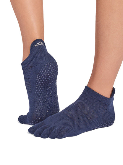 [ToeSox] Low Rise ローライズ（Full-Toe／つま先あり） グリップ ソックス ／ ヨガ ピラティス 滑り止め付 靴下 26FW_D1
