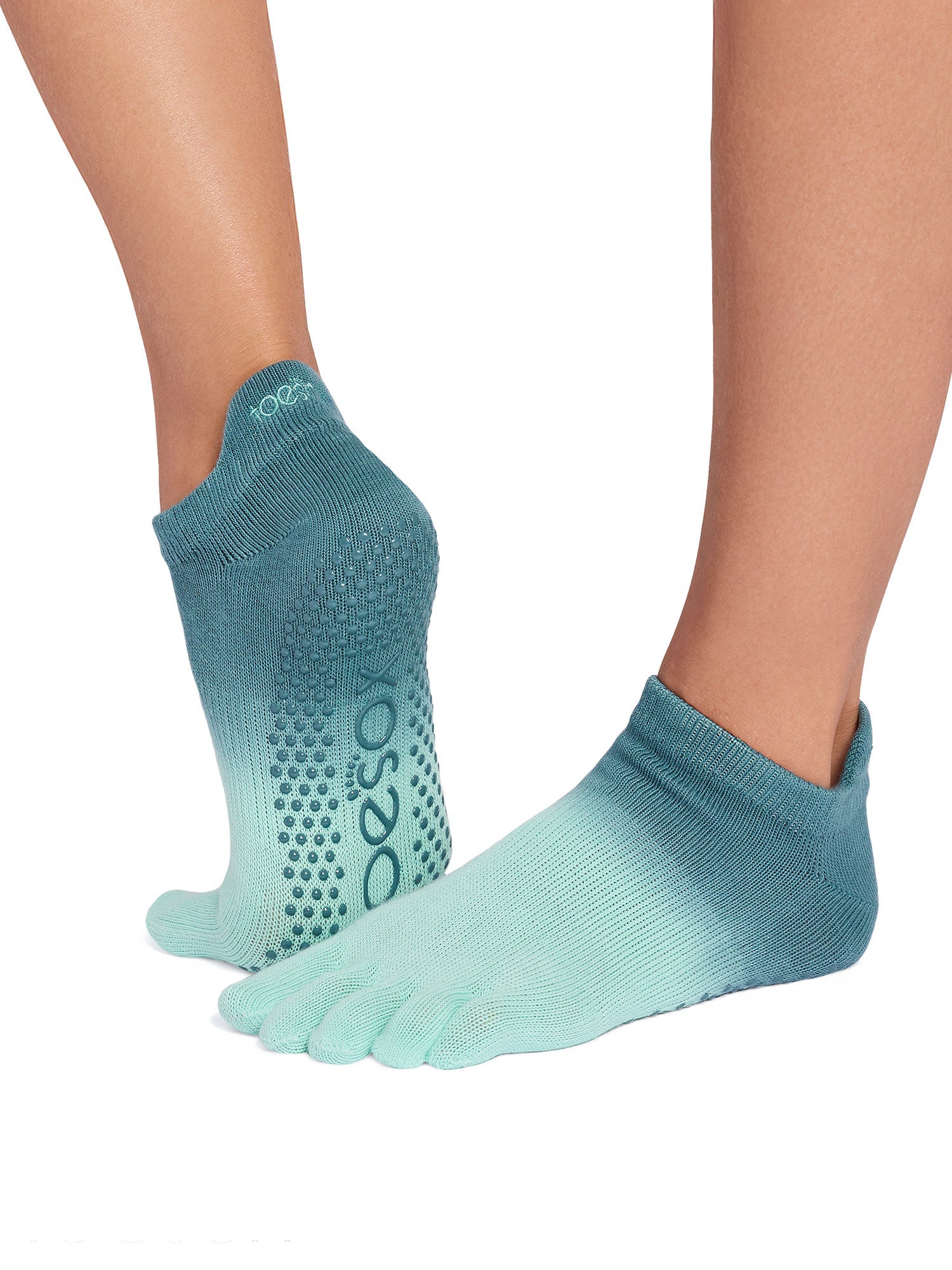 [ToeSox] Low Rise ローライズ（Full-Toe／つま先あり） グリップ ソックス ／ ヨガ ピラティス 滑り止め付 靴下 26FW_D1