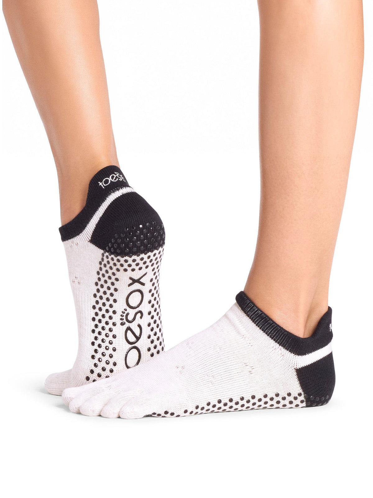 [ToeSox] Low Rise (Full-Toe) Grip Socks / Yoga Pilates Anti-Slip Socks 25SS_D2