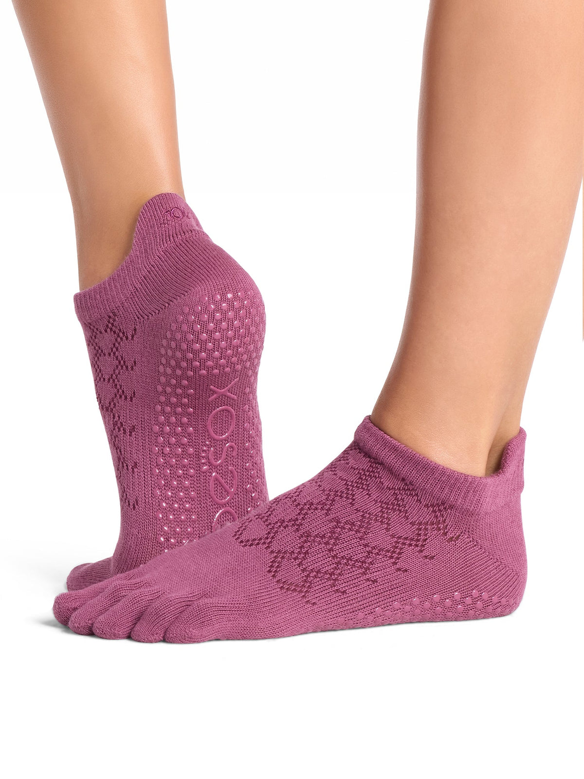 [ToeSox] Low Rise (Full-Toe) Grip Socks / Yoga Pilates Anti-Slip Socks 25SS_D2
