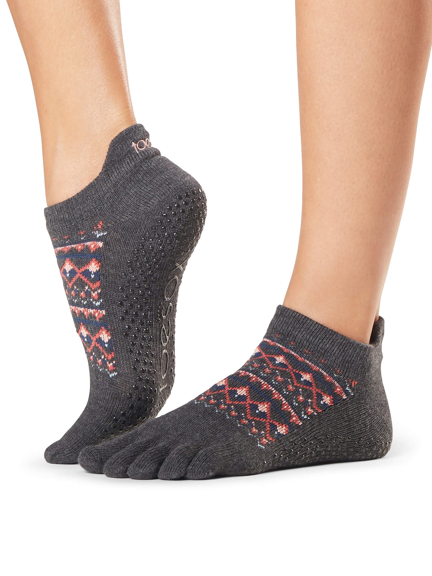 [ToeSox] Low Rise (Full-Toe) Grip Socks / Yoga Pilates Anti-Slip Socks 25SS_D2