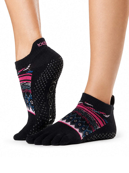 [ToeSox] Low Rise (Full-Toe) Grip Socks / Yoga Pilates Anti-Slip Socks 25SS_D2