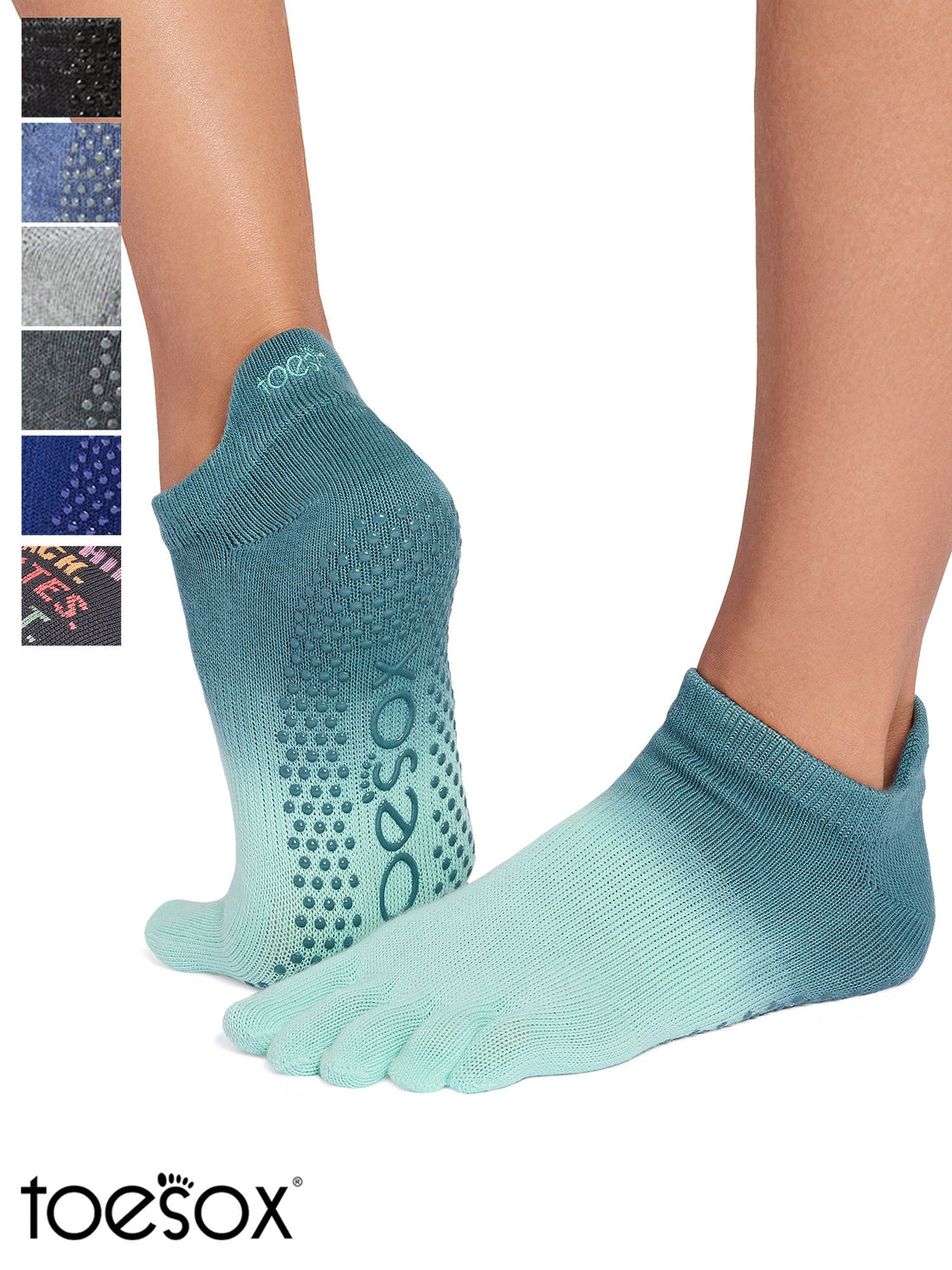 [限定SALE][ToeSox] Low Rise ローライズ（Full-Toe／つま先あり） グリップ ソックス ／ トゥソックス ヨガ ピラティス 滑り止め付 靴下 26SS_D3 [GWS]