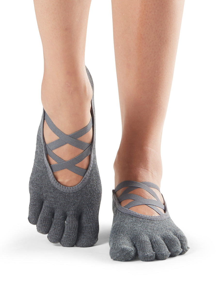 最大29%OFF[限定SALE][ToeSox] Elle エル（Full-Toe／つま先あり） グリップ ソックス ／ ヨガ ピラティス 滑り止め付 靴下 [EX]