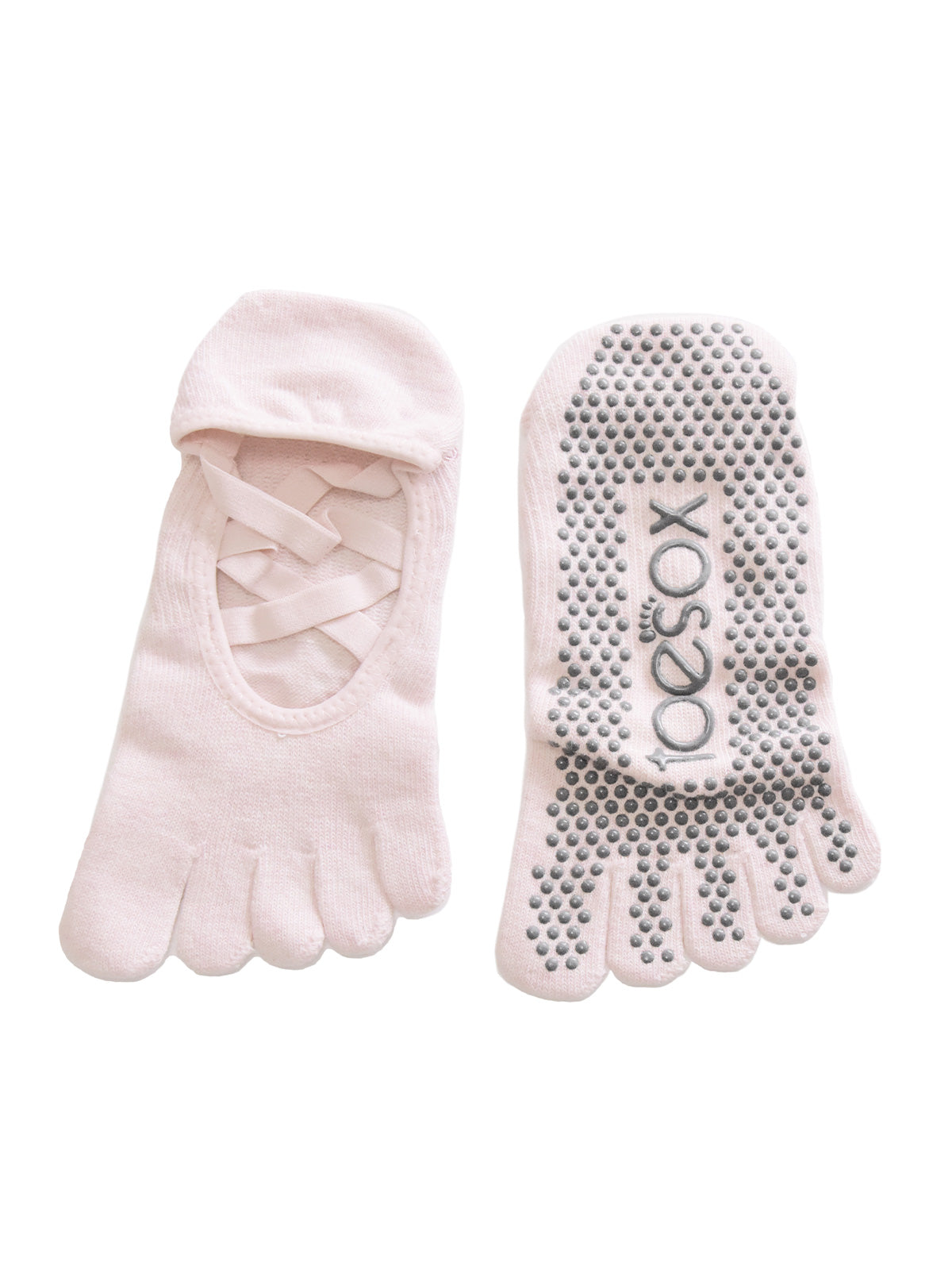 [ToeSox] Elle エル（Full-Toe／つま先あり） グリップ ソックス ／ ヨガ ピラティス 滑り止め付 靴下 25FW_D3