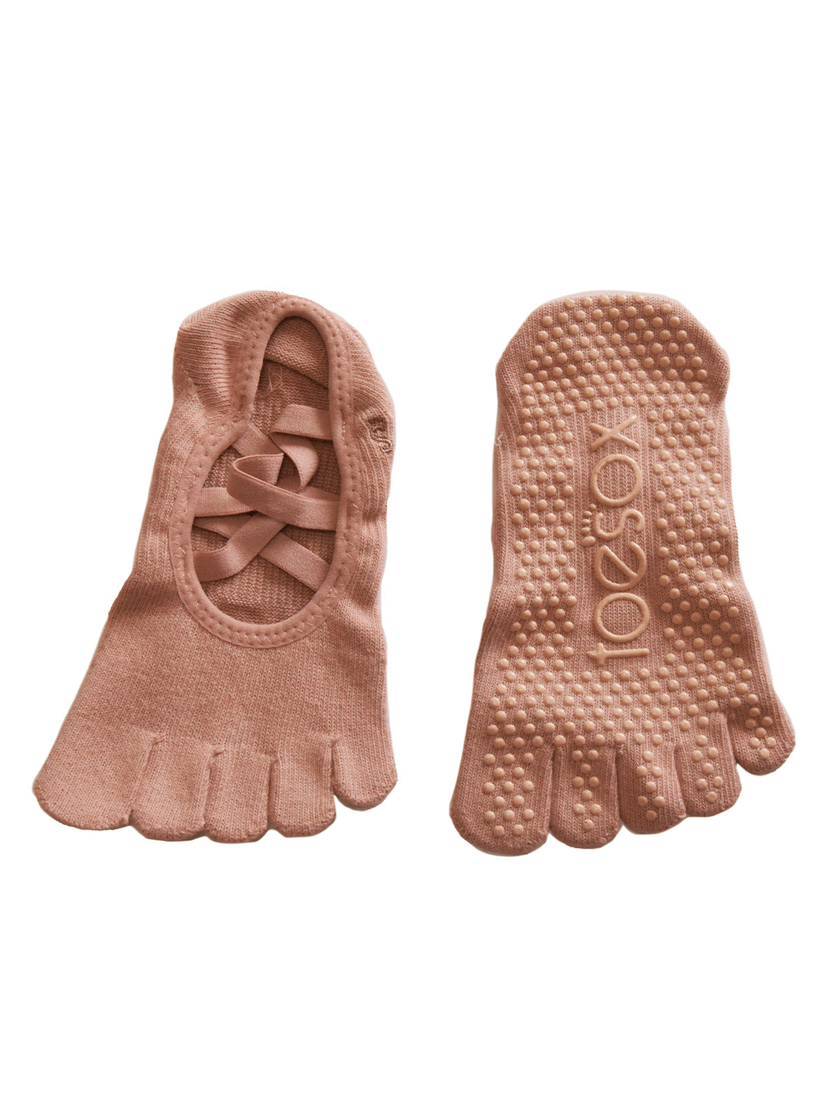 [ToeSox] Elle エル（Full-Toe／つま先あり） グリップ ソックス ／ ヨガ ピラティス 滑り止め付 靴下 25FW_D3