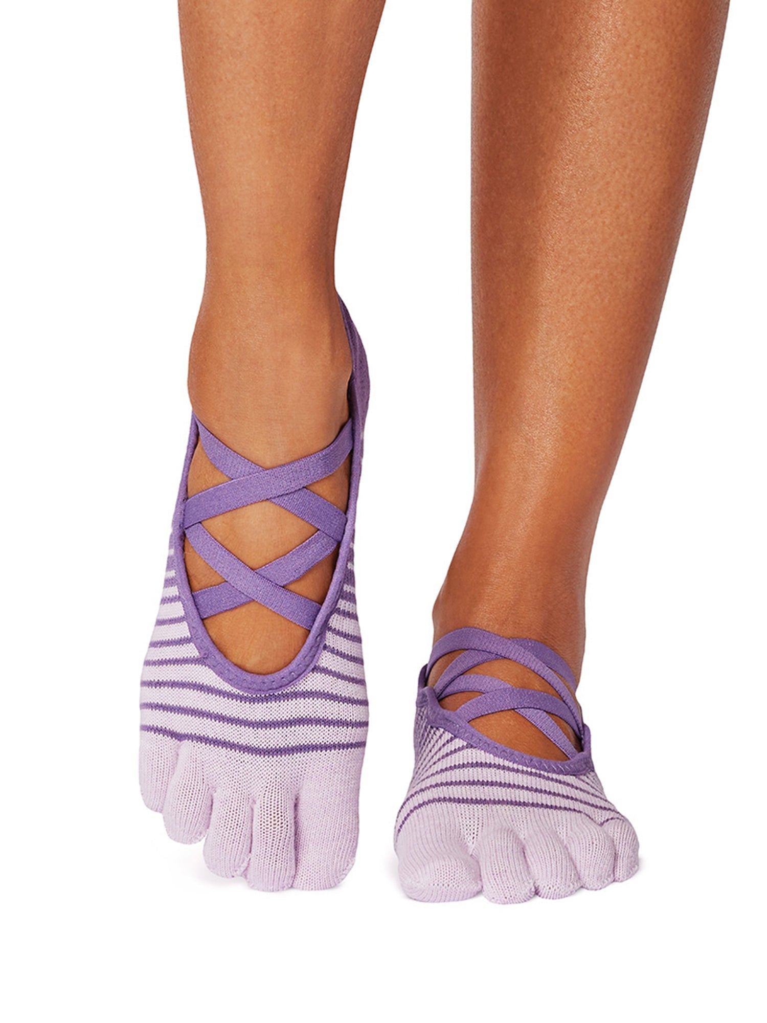 [ToeSox] Elle エル（Full-Toe／つま先あり） グリップ ソックス ／ ヨガ ピラティス 滑り止め付 靴下 25FW_D3