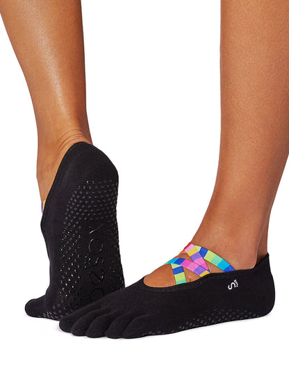 [ToeSox] Elle エル（Full-Toe／つま先あり） グリップ ソックス ／ ヨガ ピラティス 滑り止め付 靴下 25FW_D3