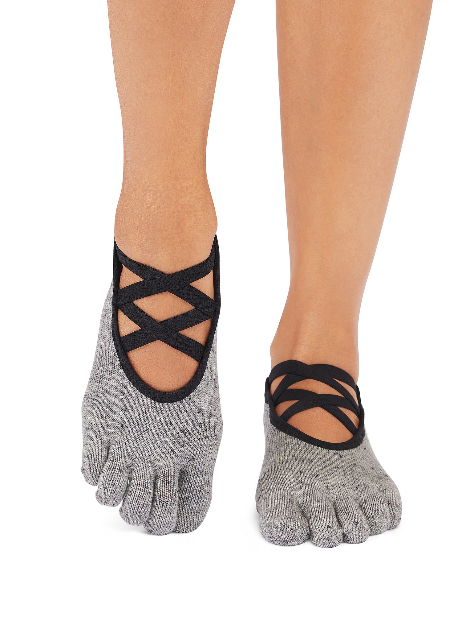 [ToeSox] Elle エル（Full-Toe／つま先あり） グリップ ソックス ／ ヨガ ピラティス 滑り止め付 靴下 25FW_D3