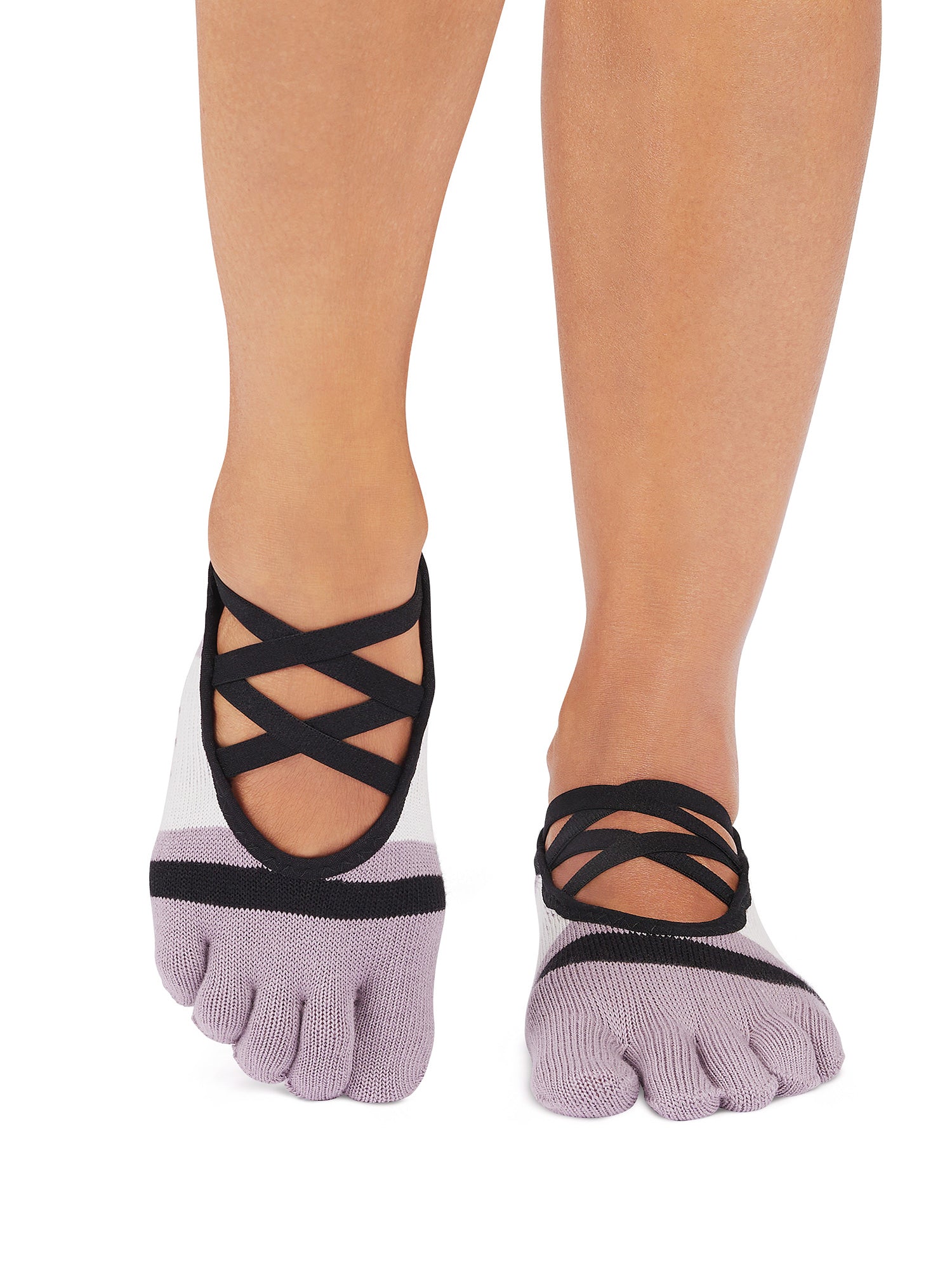 [ToeSox] Elle エル（Full-Toe／つま先あり） グリップ ソックス ／ ヨガ ピラティス 滑り止め付 靴下 25FW_D3