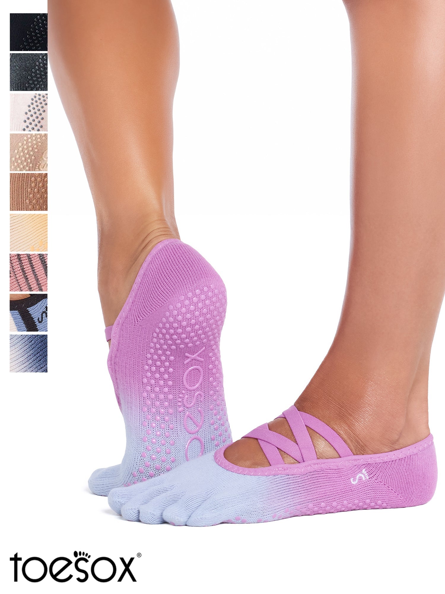 [ToeSox] Elle (Full-Toe) Grip Socks / Yoga Pilates Anti-Slip Socks 25SS_D3