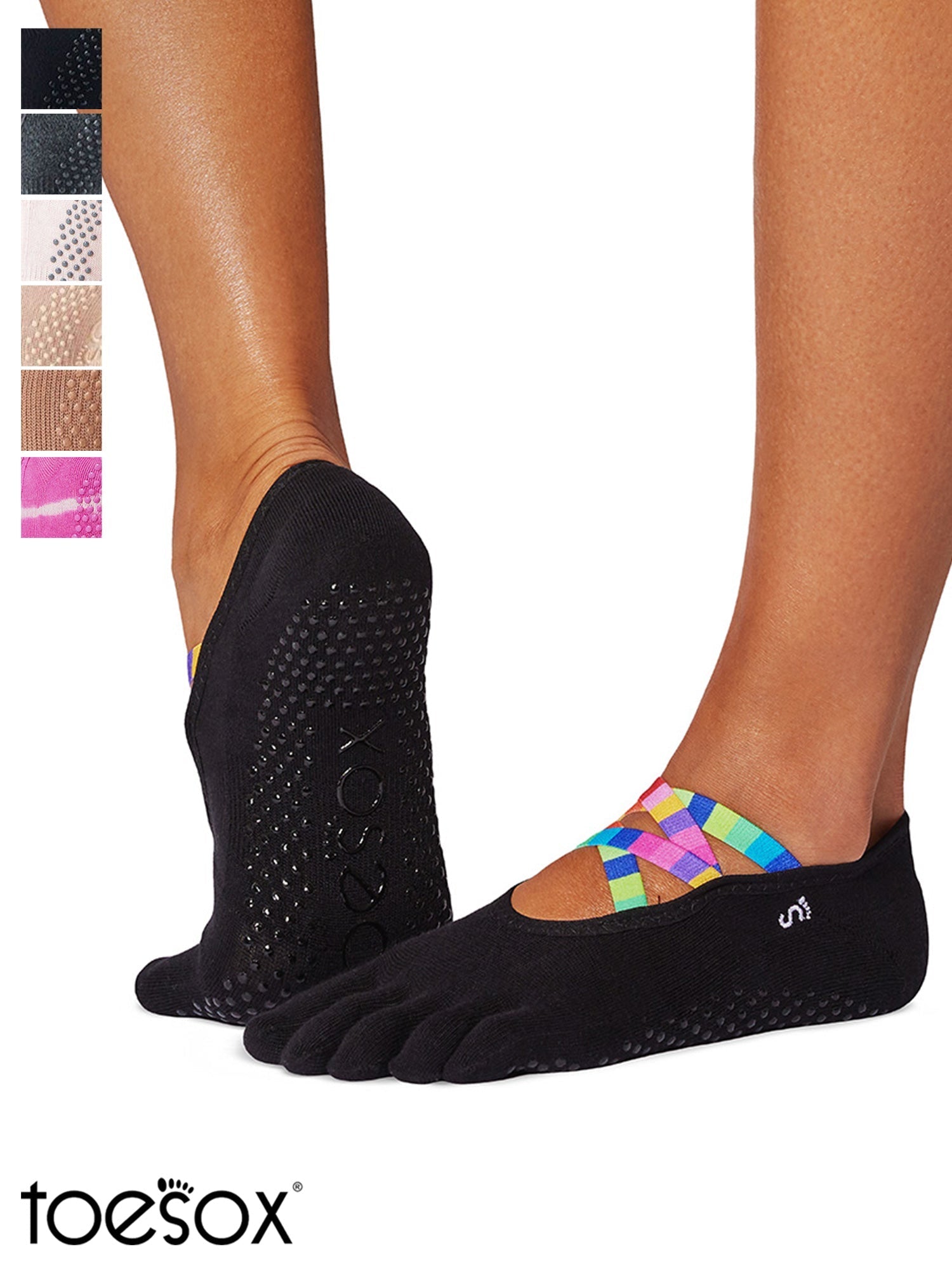 [ToeSox] Elle Full-Toe Grip Socks / Yoga Pilates Anti-Slip Socks 25SS_D1 2501